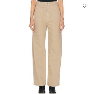 MOTHER Superior Quartet Breaker Skimp Jeans in Dark Khaki size 33